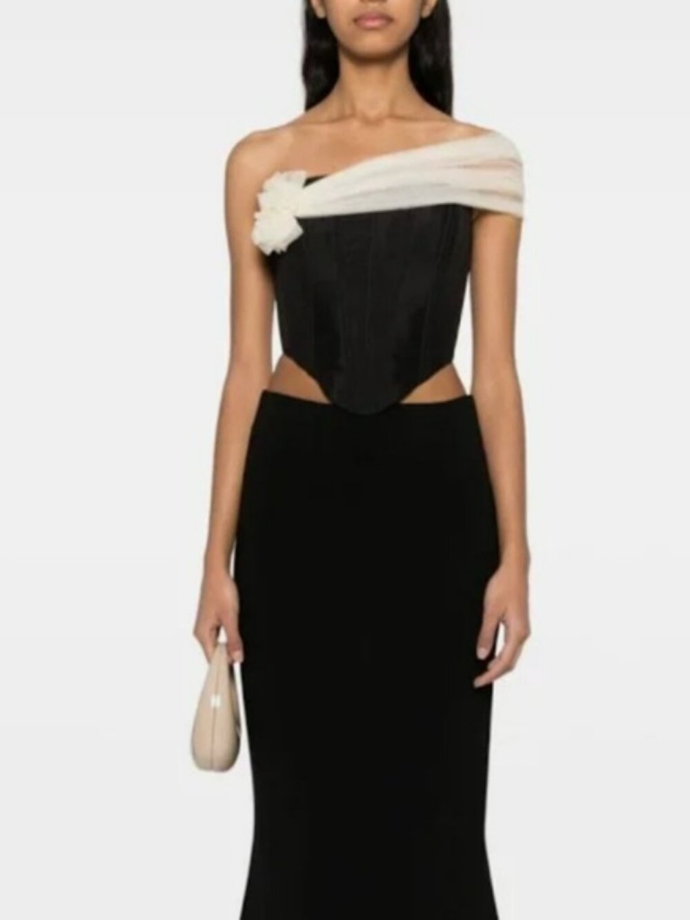 MANURIBloom corset-style silk top NWT SIZE S